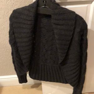 Vince bolero charcoal sweater